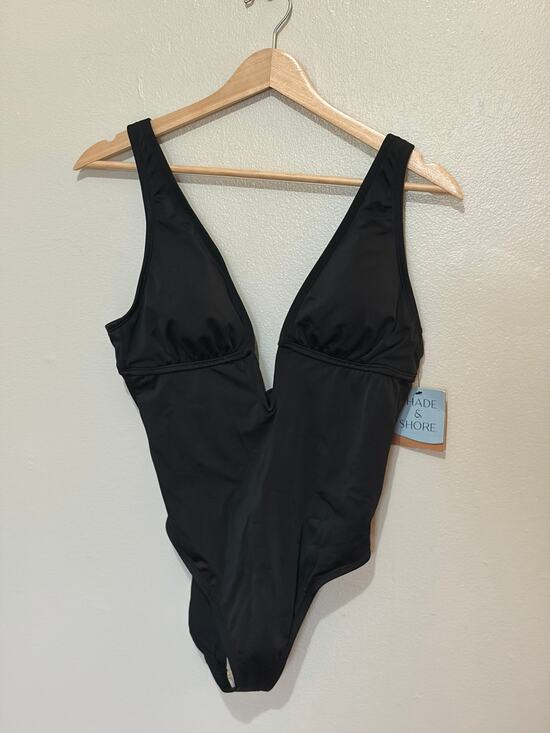 Shade & Shore Other - Black One Piece Swimsuit with Tie, Shade & Shore